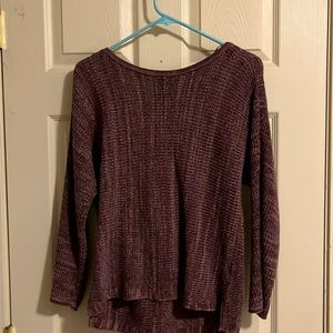 Purple J. Jill PureJill Sweater, Small Petite